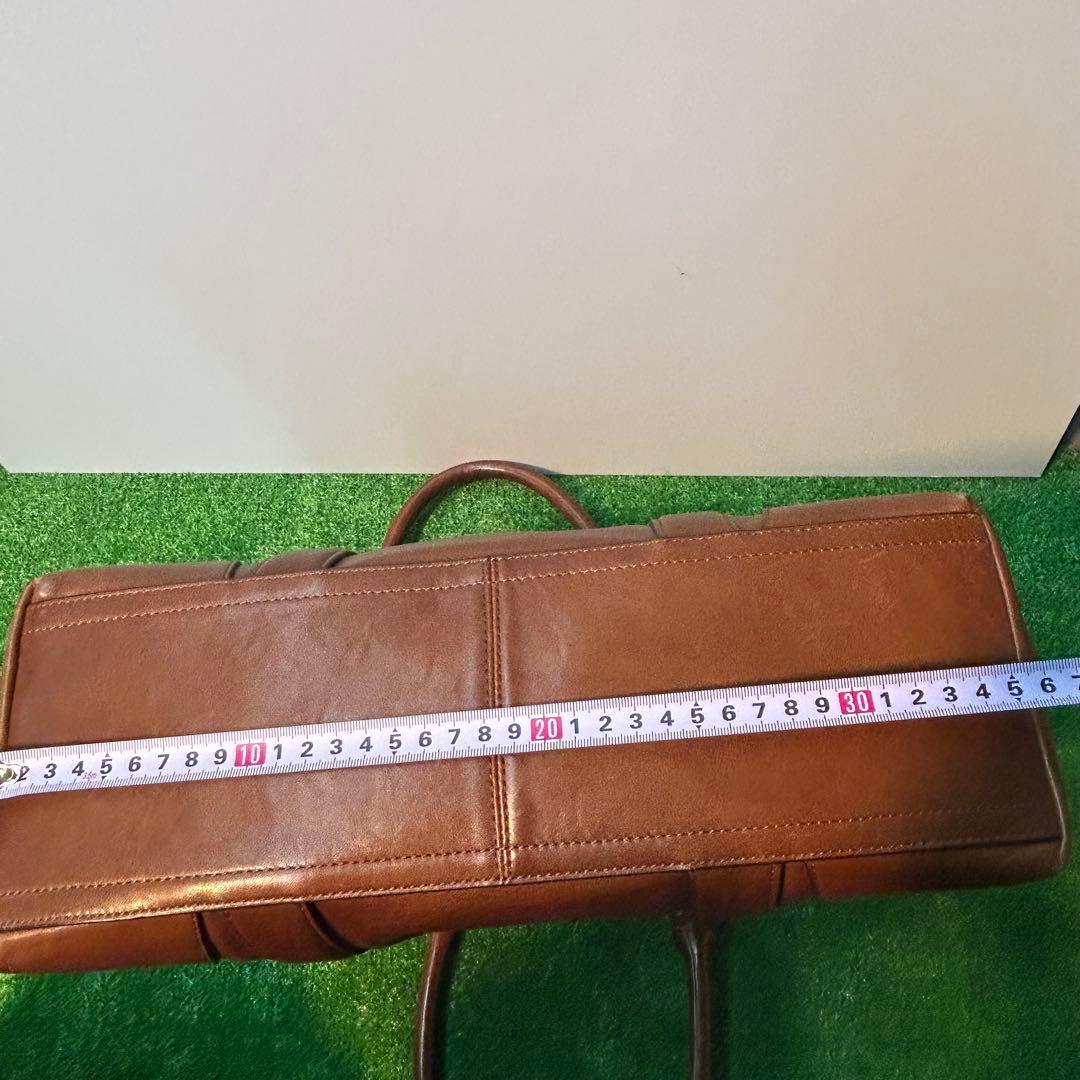 COACH 2WAY レザーバッグ　ブラウン