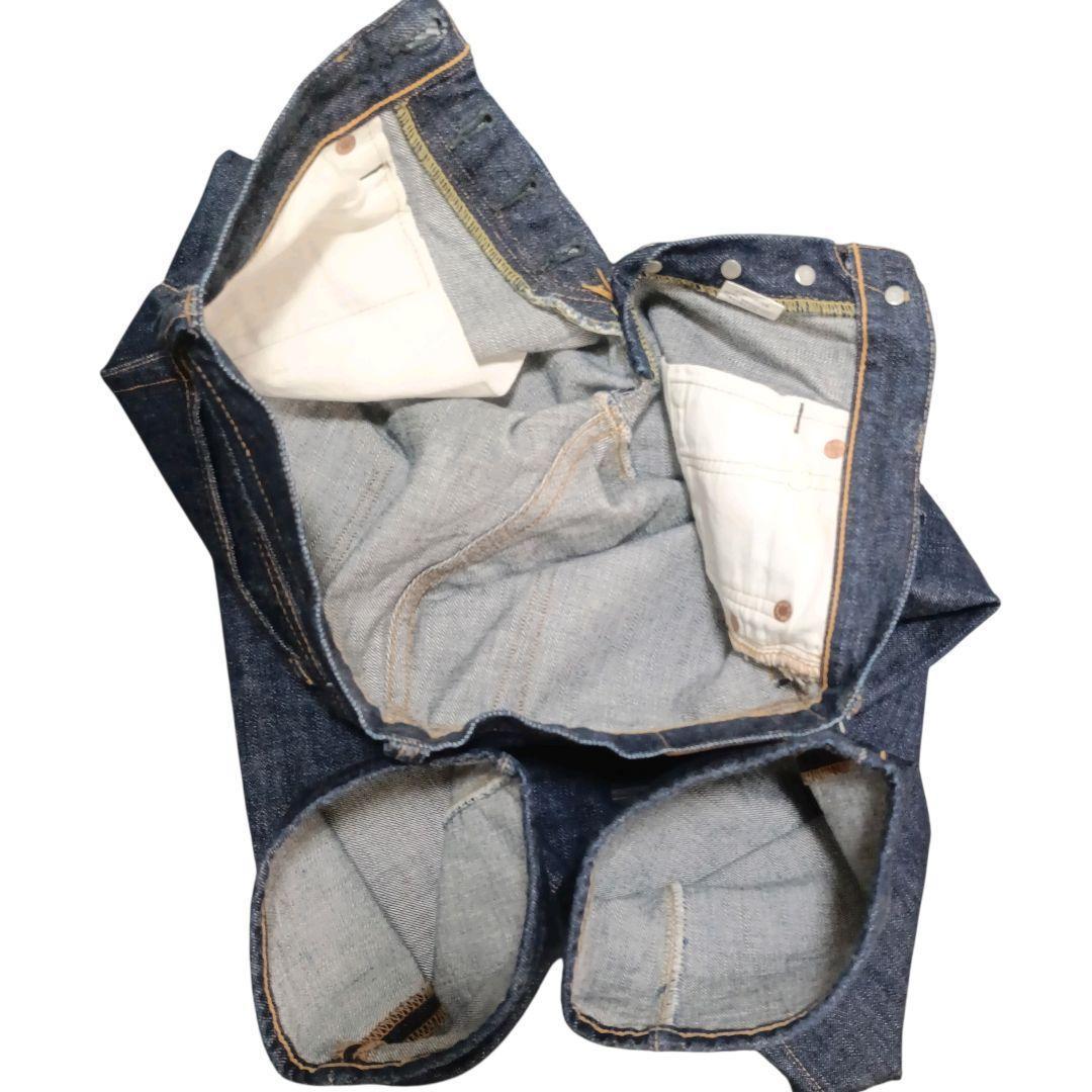 ✨FULLCOUNT セルビッチ 革パッチ ブーツカット フレアデニム 日本製