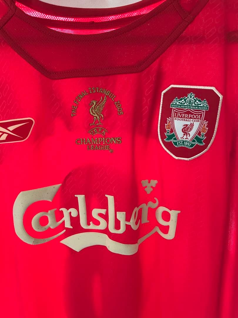 ジェラード　サイン入りユニフォーム　リバプール