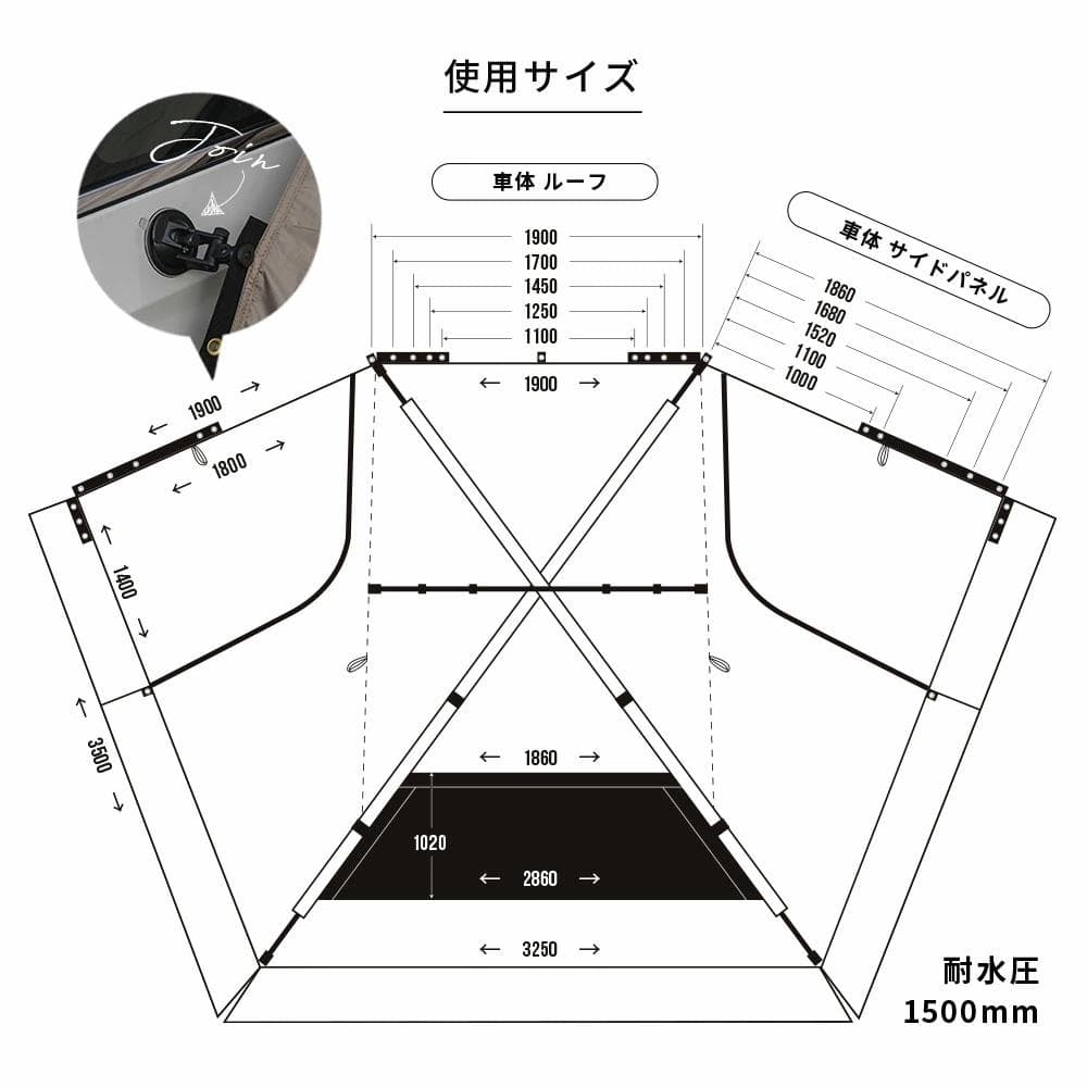 【美品未開封】SharStyle カーサイドシェルター