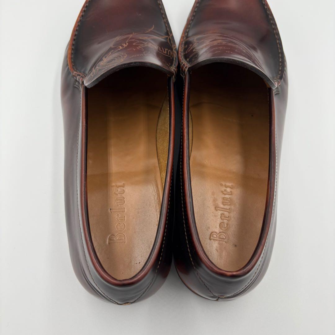 美品☆ ベルルッティ シューズ カリグラフィ ローファー 紳士 8 1/2