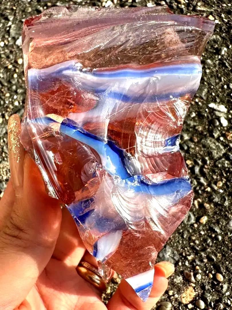 年末限定価格✴︎188gクリアピンク&ミルキーブルー アンダラ・シエラネバダ産