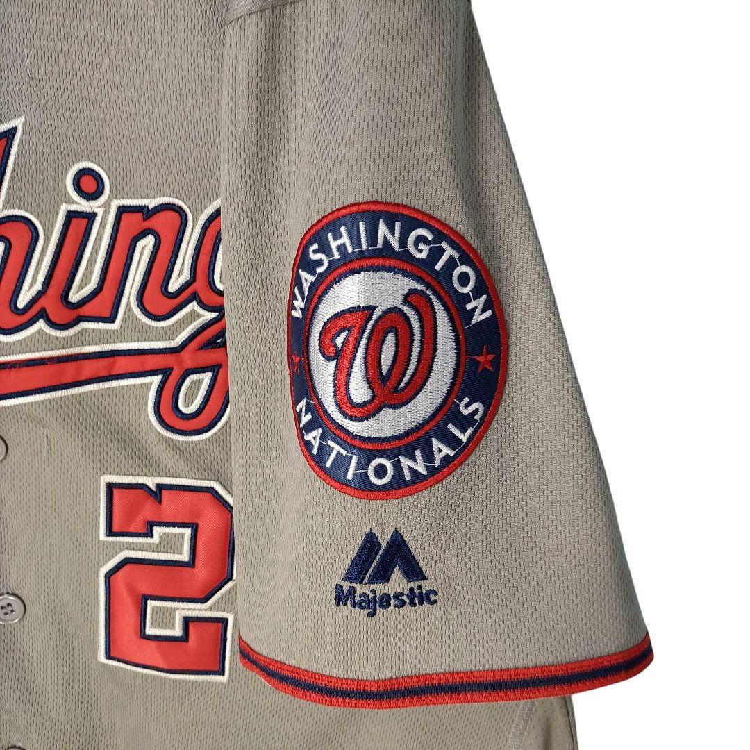 Majestic ワシントン ナショナルズ オーセンティック ベースボールシャツ