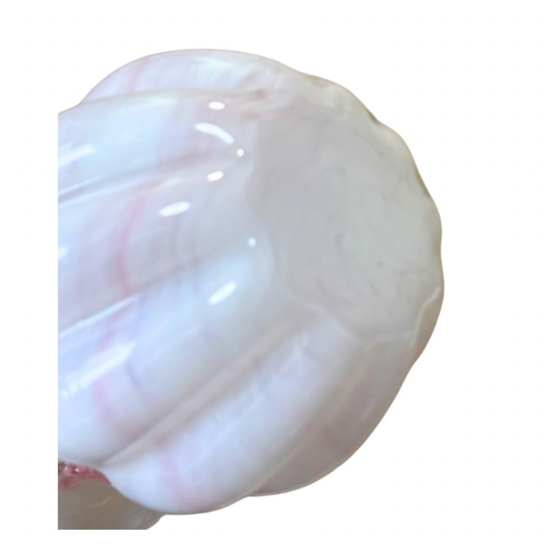 IWATA GLASS 岩田ガラス 花瓶 フラワーベース マーブルピンク