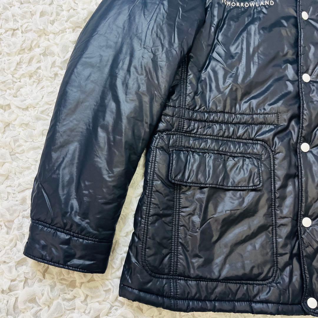 希少トゥモローランド ラフェスタミッレミリア ライダースナイロンダウンジャケット