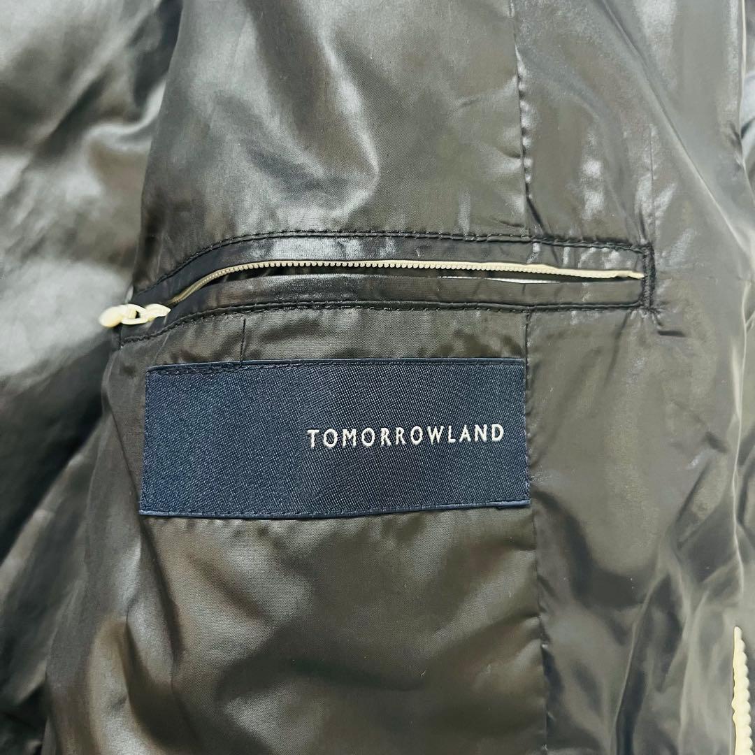 希少トゥモローランド ラフェスタミッレミリア ライダースナイロンダウンジャケット