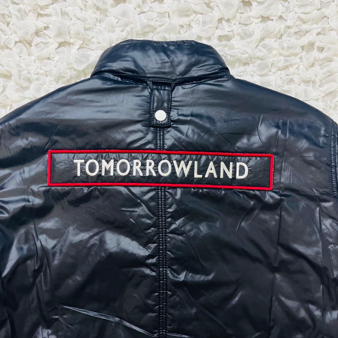 希少トゥモローランド ラフェスタミッレミリア ライダースナイロンダウンジャケット