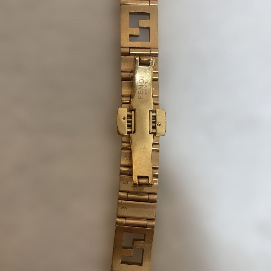FENDI ゴールド スクエアフェイス 時計 ジャンク品