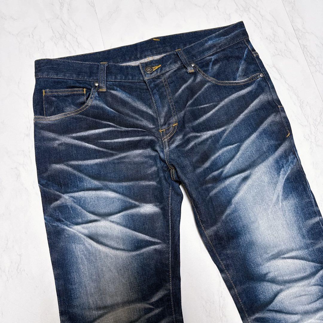 トルネードマート00s archive y2k平成ギャル男　フレアデニム　鬼ヒゲ