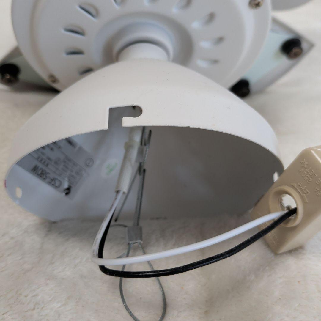 DAIKO ホワイト 5灯式シーLEDリングファン　リモコン付CFS580W