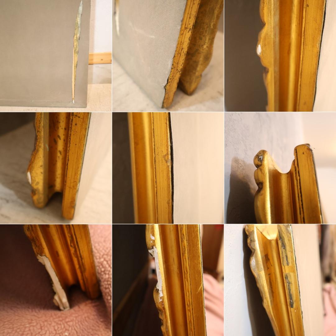 アンティーク調 ウォールミラー 全身鏡 ヴィンテージ エレガント クラシカル