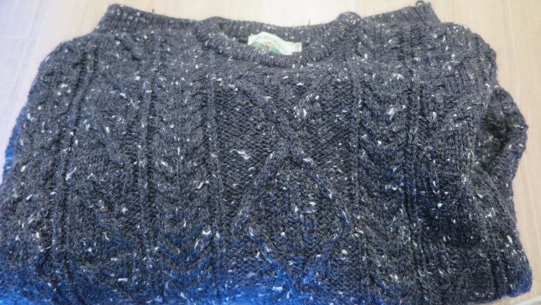 アランニット フィッシャーマンニット アイルランド製