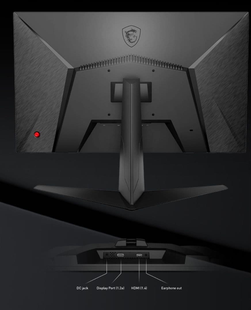 【美品】MSI OPTIX G241V 23.8インチ ゲーミングモニター本体①