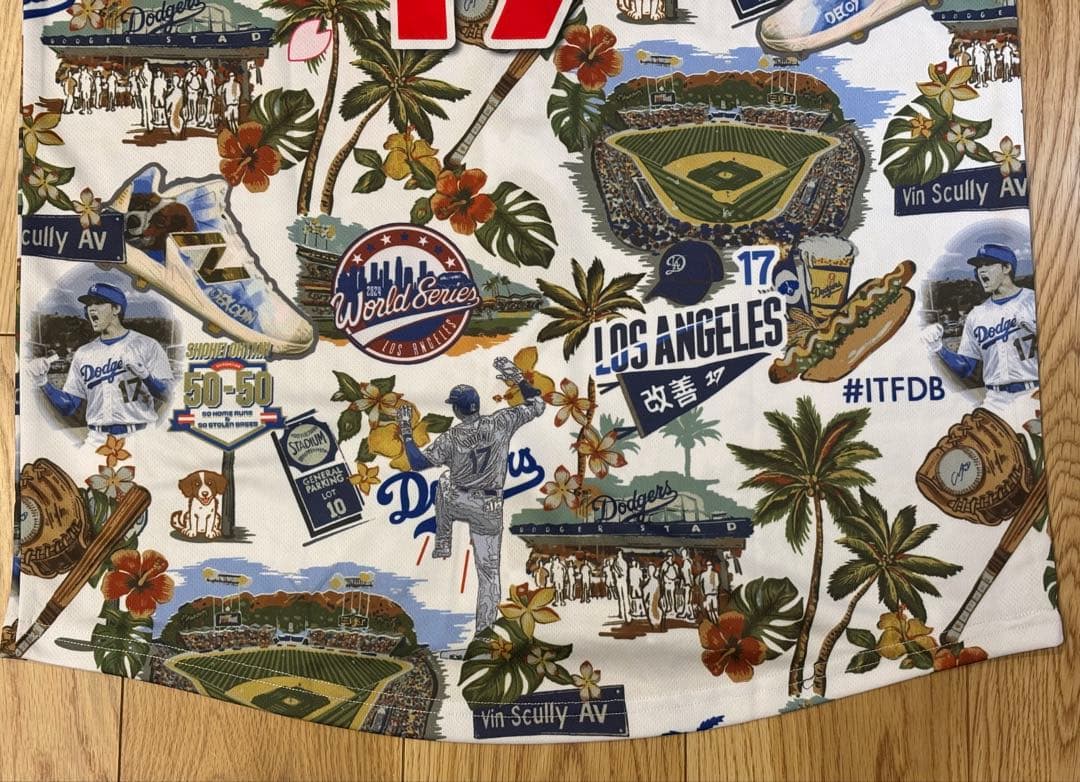 ⭐️期間限定価格⭐️【2025最新・非売品】大谷翔平 サインアロハユニフォーム