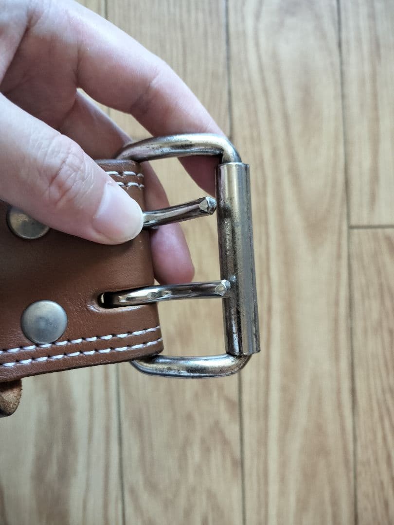 ゴールドジム プロレザーベルト　ゴールドジム正規品 Mサイズ