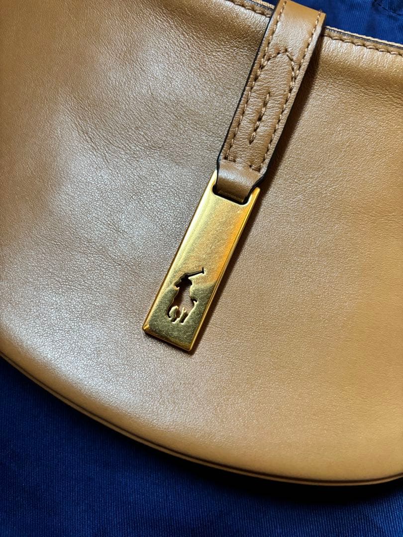 【ズッチ】ポロラルフローレン　カーフスキン　ミニショルダーバッグ