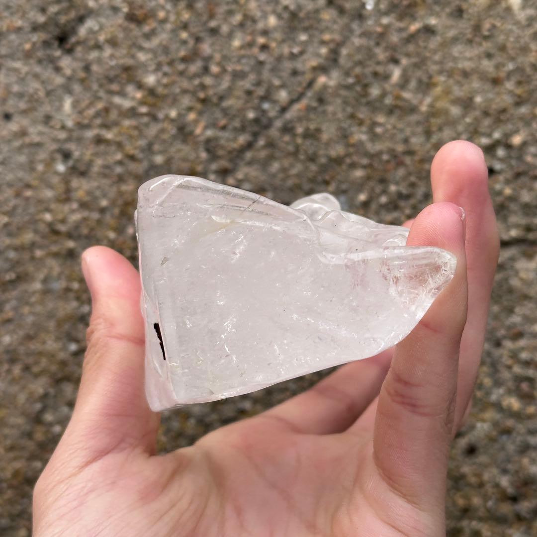 天然石 水晶の龍　置物　ご購入前に在庫確認必要G.182