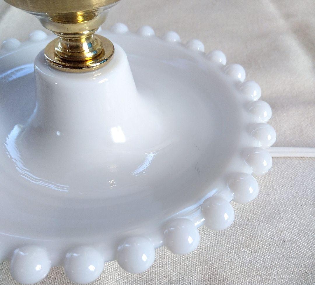 美 フェントン フレンチオパールセント クリンプシェードランプ
