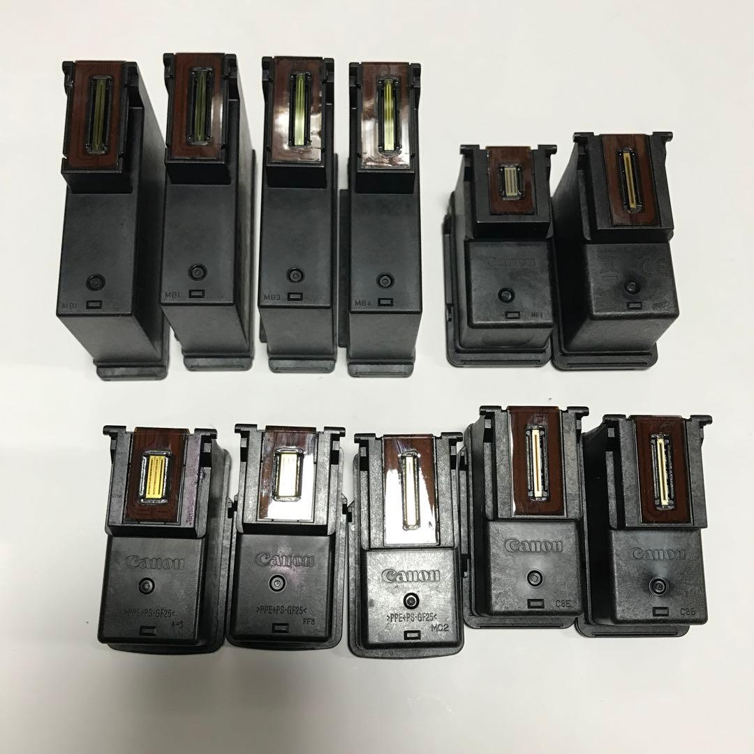 使用済みCanonインクカートリッジ 11個