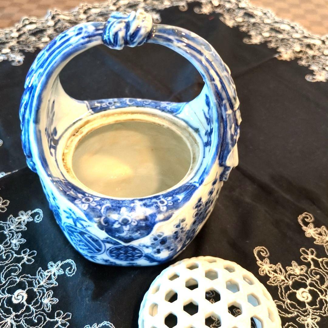 香炉　三川内焼　伝統工芸品　　　茶道　献上品