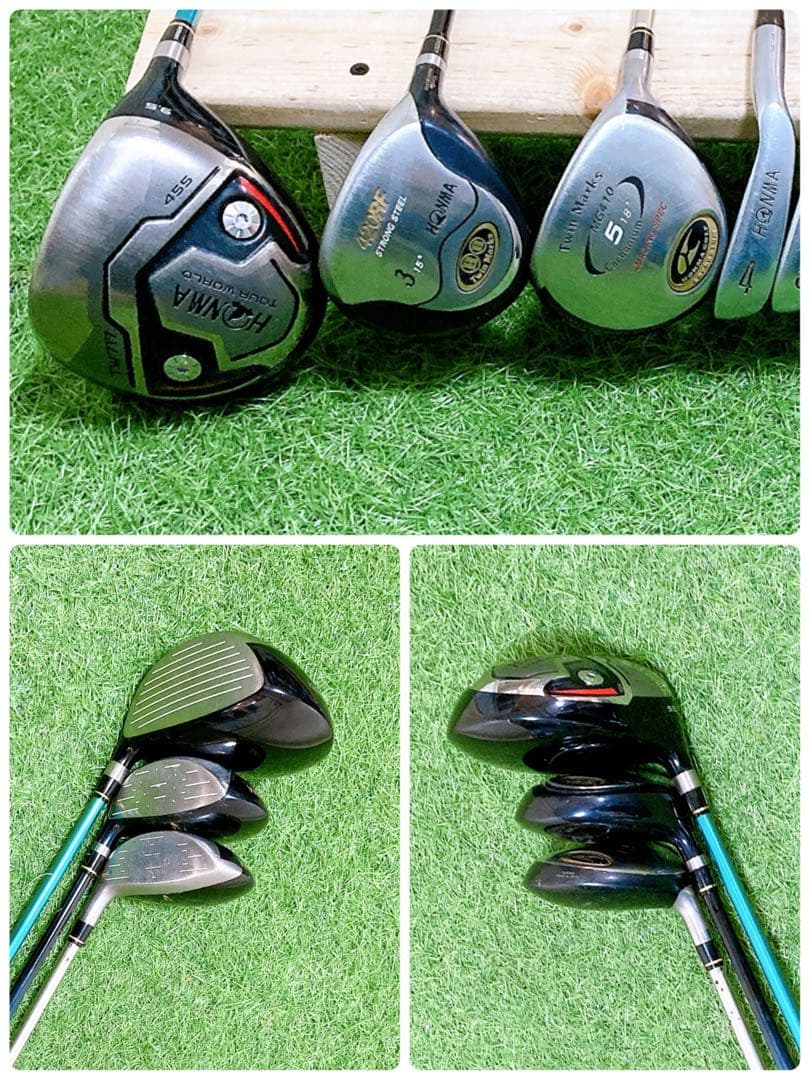H6.ホンマ　初心者オススメ　ゴルフクラブ　メンズセット　右利き　13本