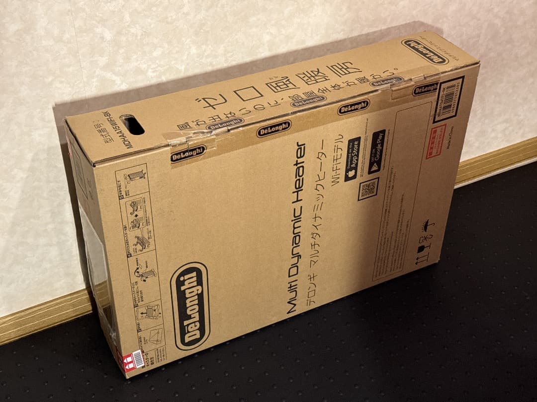 最終値下げ 未使用に近い DeLonghi ヒーターMDHAA15WIFI-BK