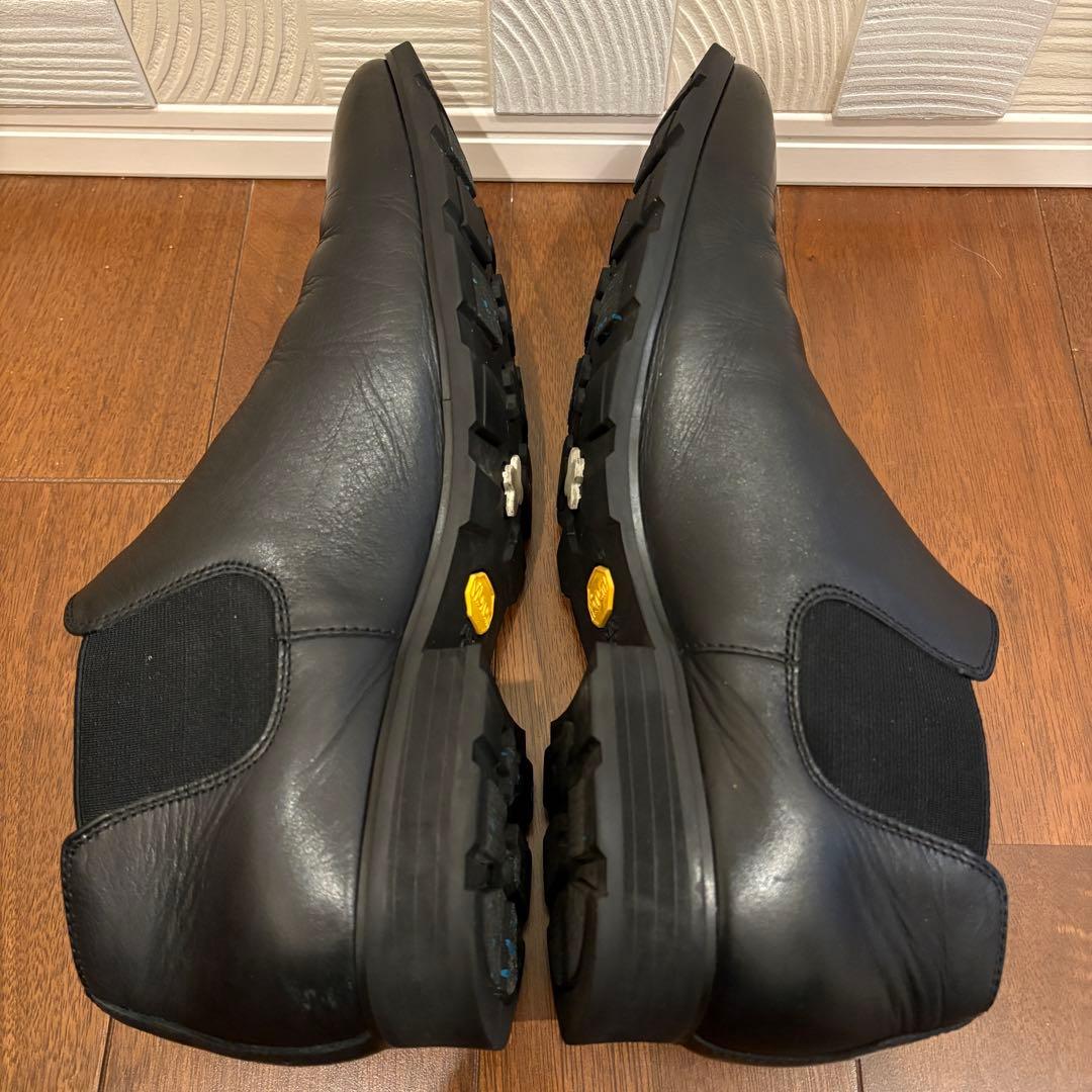 【25.5㎝】フープディドゥ サイドゴアブーツ レザー ビブラムソール