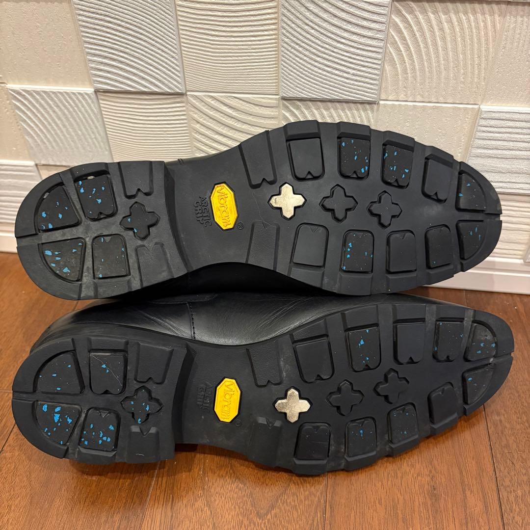 【25.5㎝】フープディドゥ サイドゴアブーツ レザー ビブラムソール