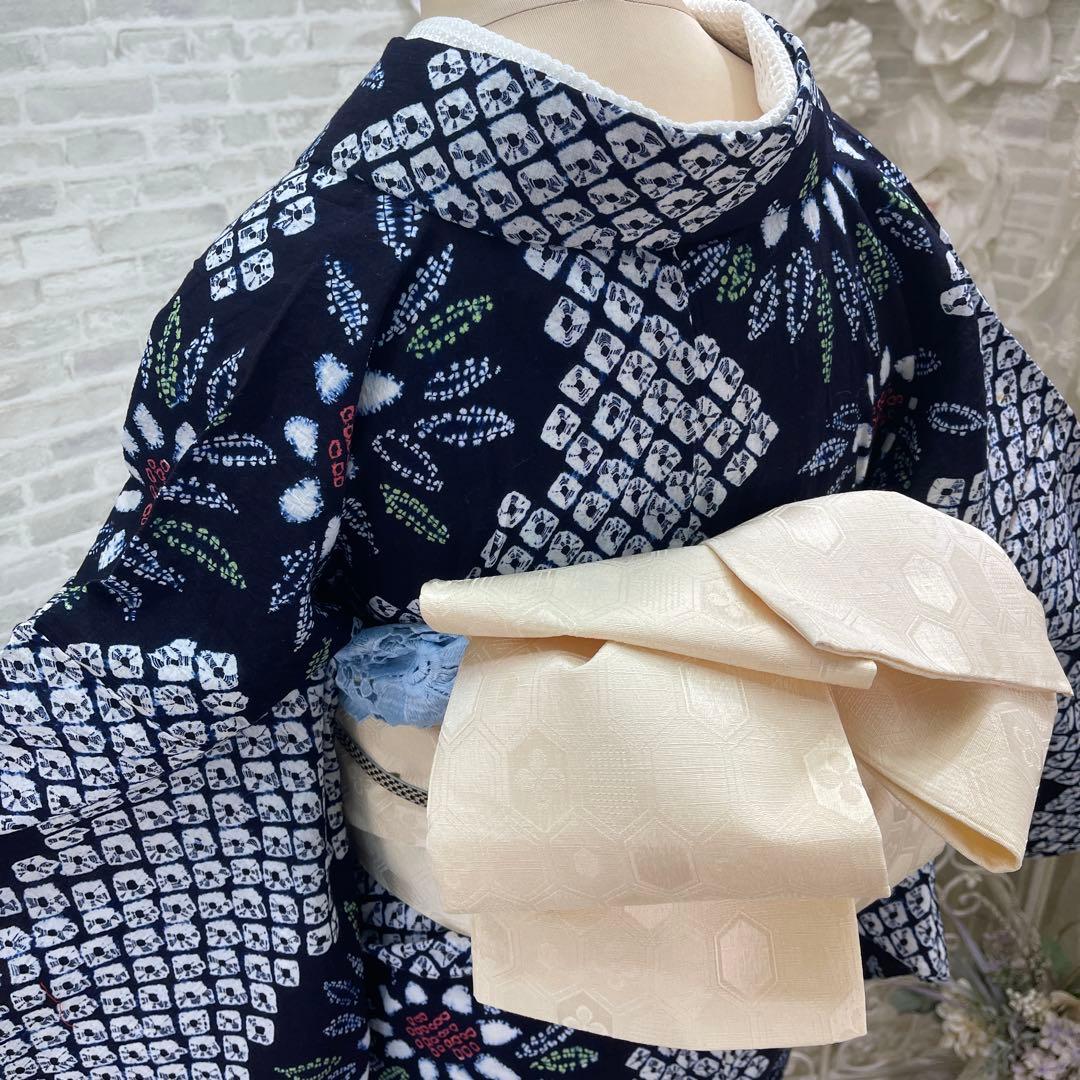 有松絞り浴衣★名古屋帯セット