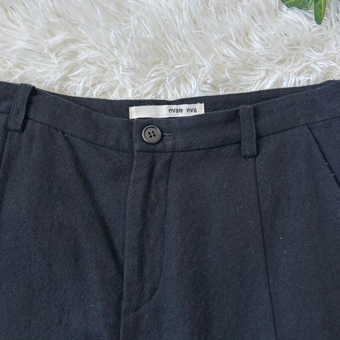 パンツ evameva Cotton wool twill pants