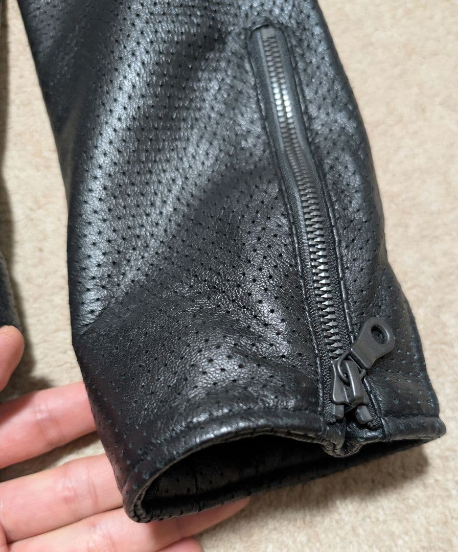 ヒョードー365パンチングレザージャケット