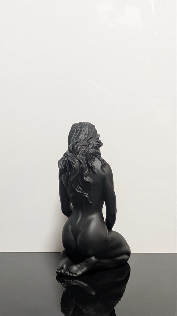 女神 天使 女性 裸体 彫刻 置物 アンティーク 神話