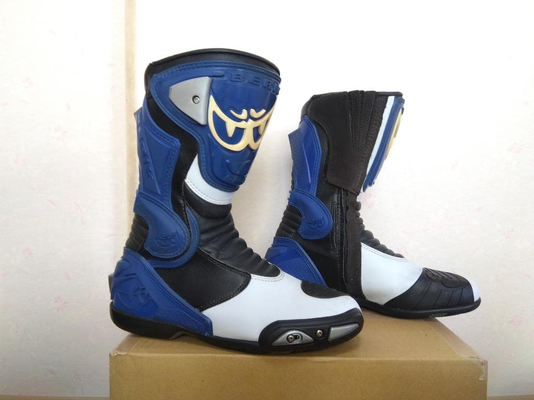 BERIK ベリック レーシングブーツ 青白黒 サイズ42