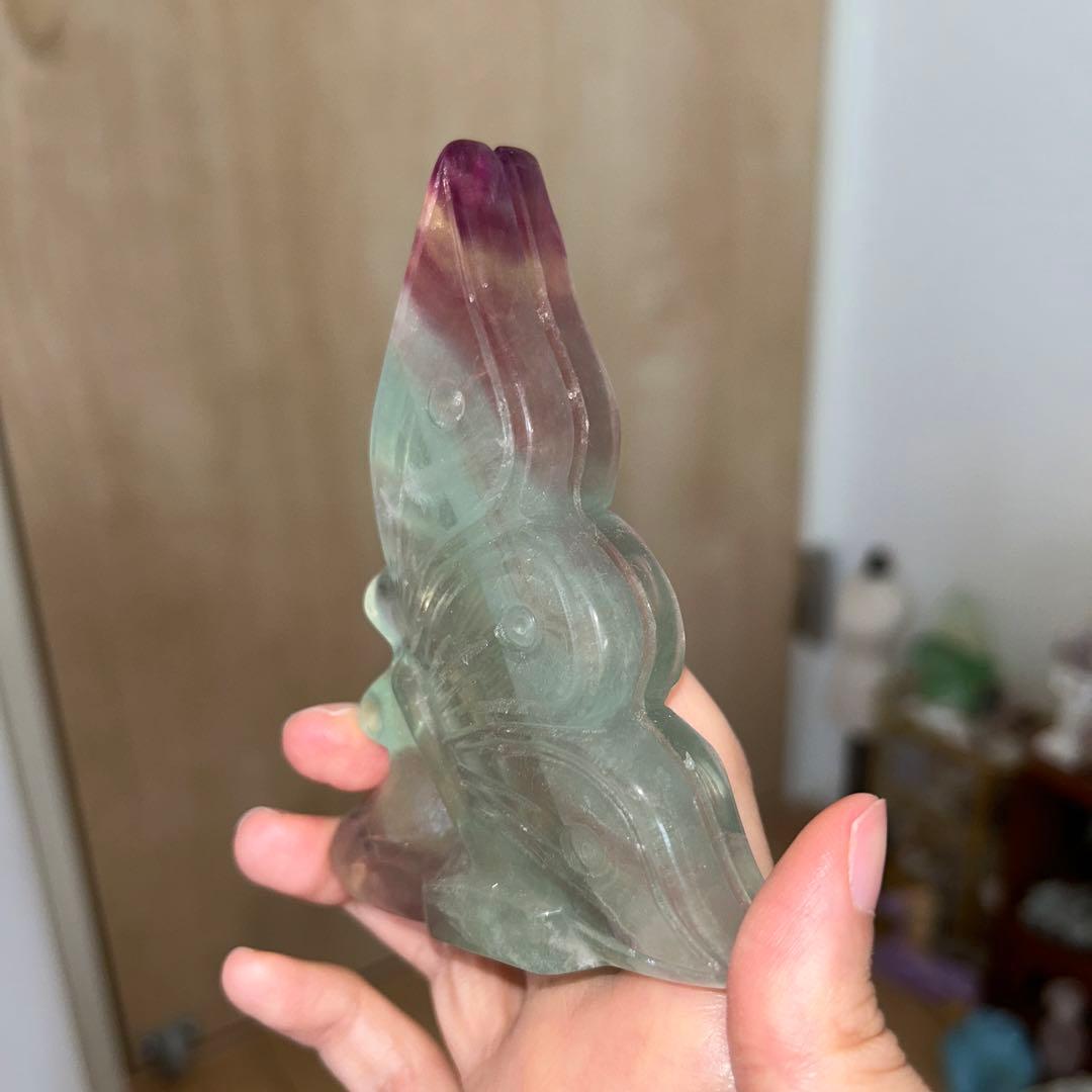 キャンディ フローライト 妖精 高品質 天然石
