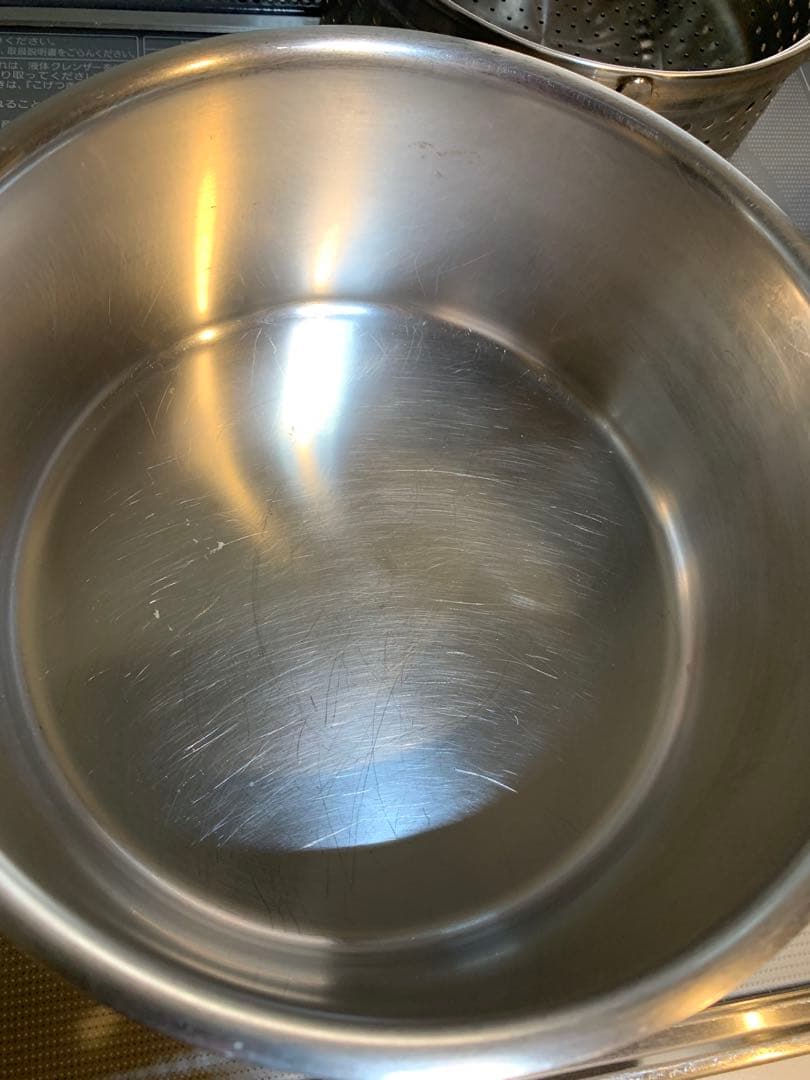 クリステルL深鍋16&20cm クッキングバスケット　ウォールナットハンドル