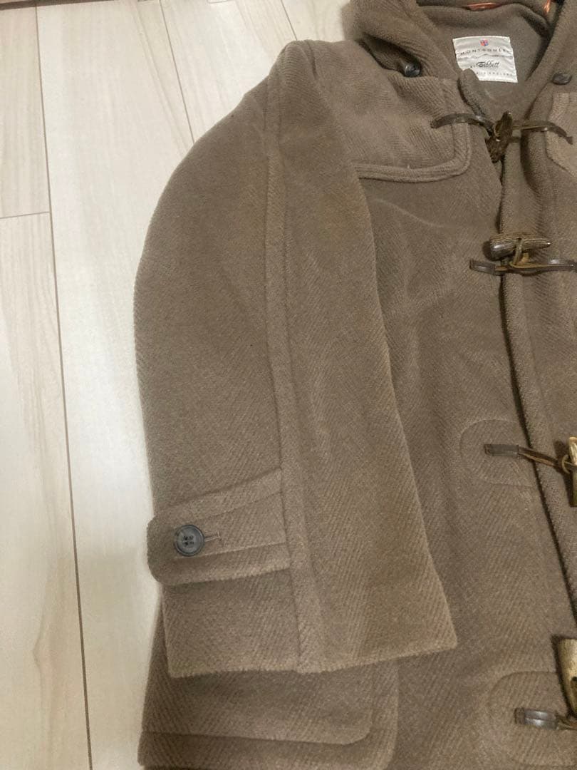 英国製　モンゴメリー　ダッフルコート　ムーアブルック ヘリンボーン　ブラウン