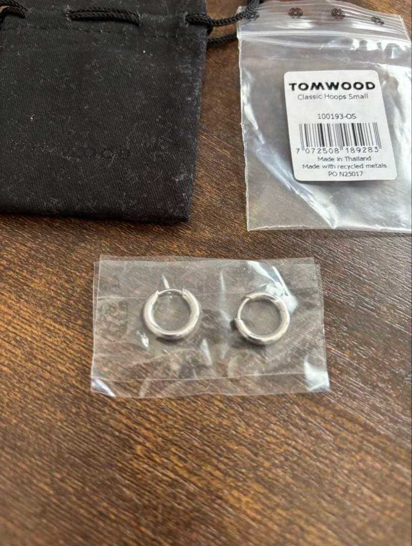 TOMWOOD Classic Hoops Small シルバー