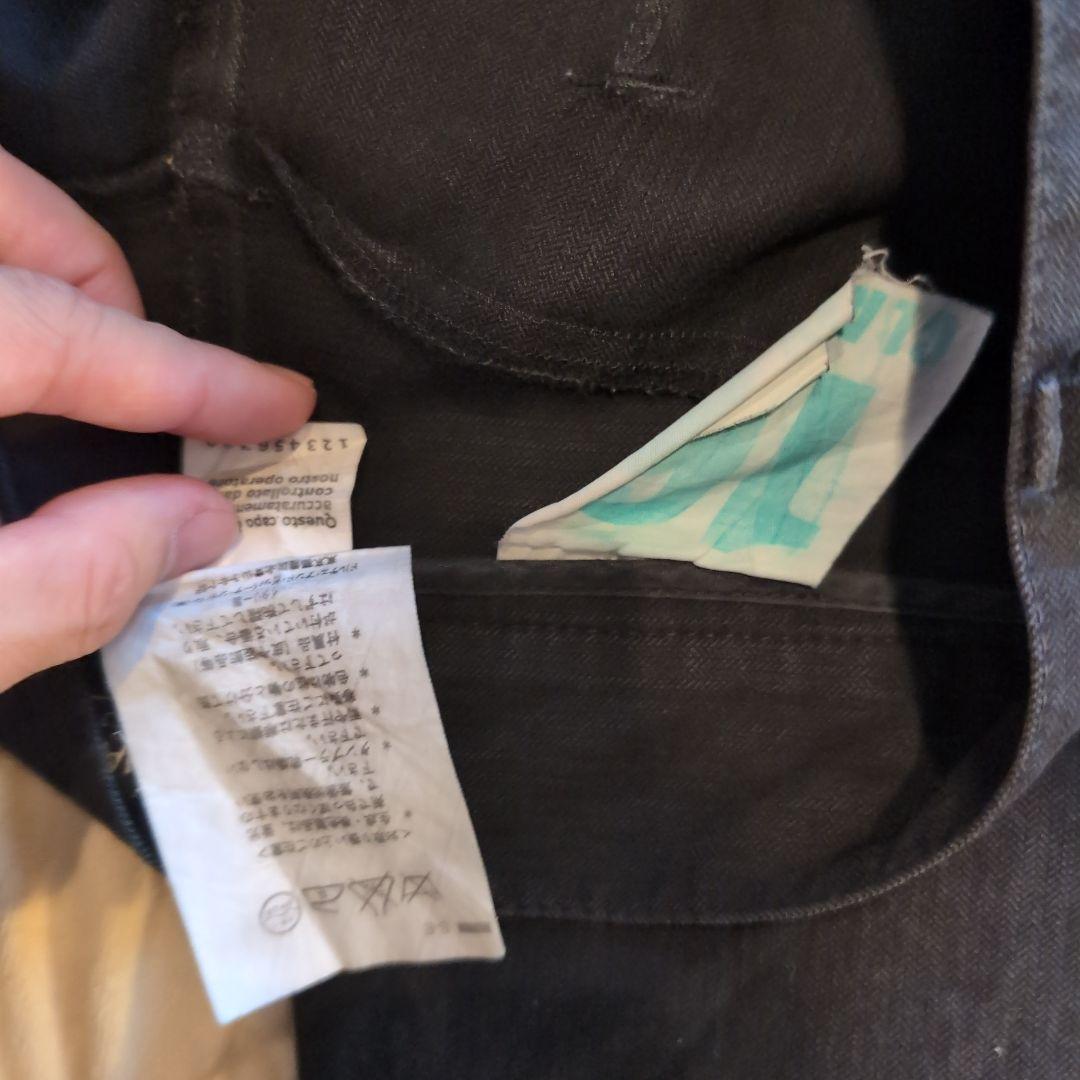 DOLCE & GABBANA ドルガバ デニムパンツ 黒 46 良品 最安