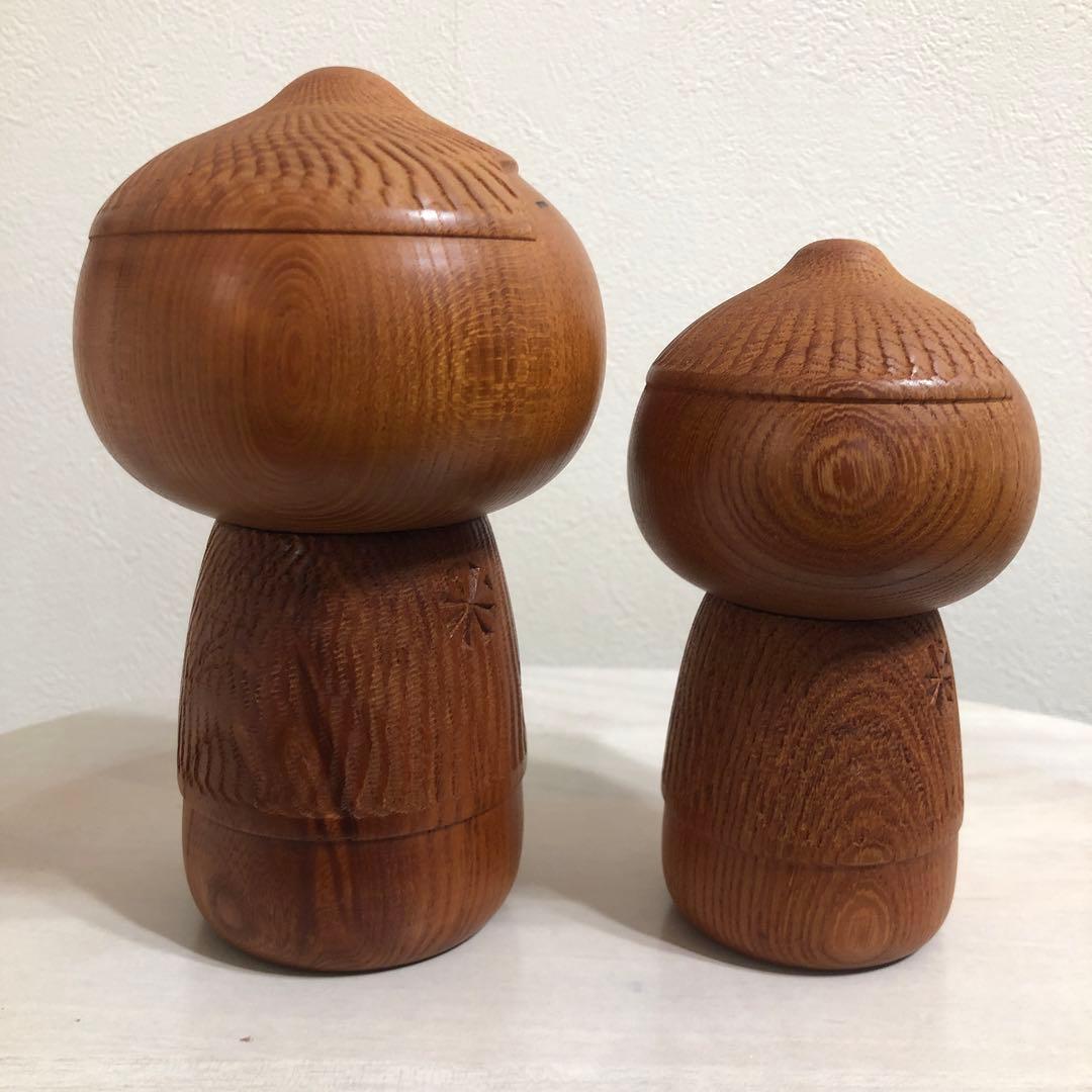 創作こけし 武田まさし 童心 2体 kokeshidoll