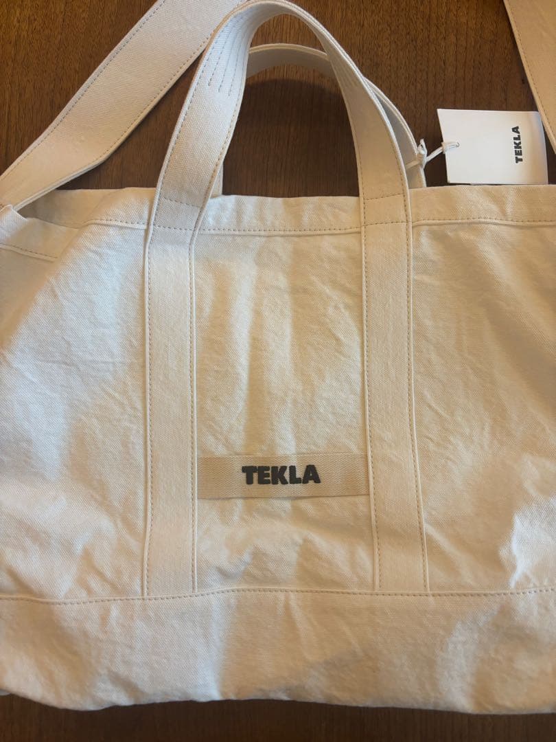 TEKLA キャンバス トートバッグ ホワイト