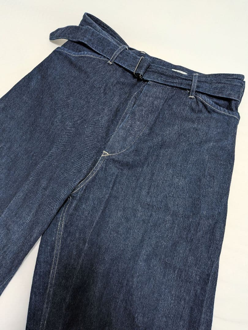 comoli ベルテッドデニム サイズ2