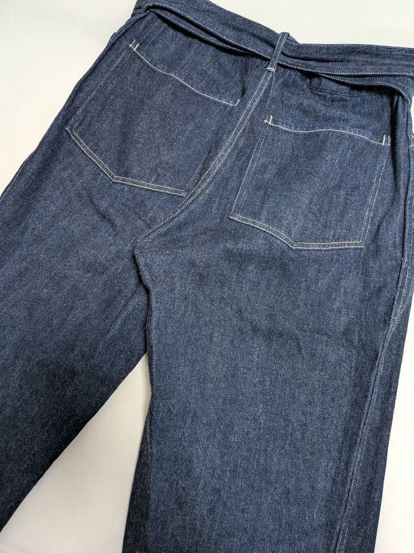 comoli ベルテッドデニム サイズ2