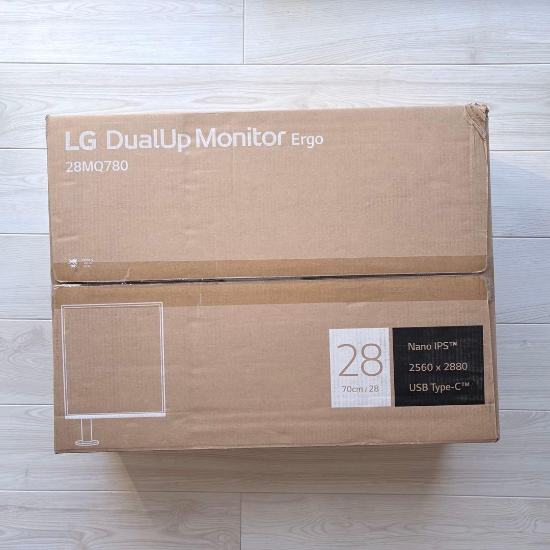 LGデュアルアップモニター 28MQ780-B 27.6インチ