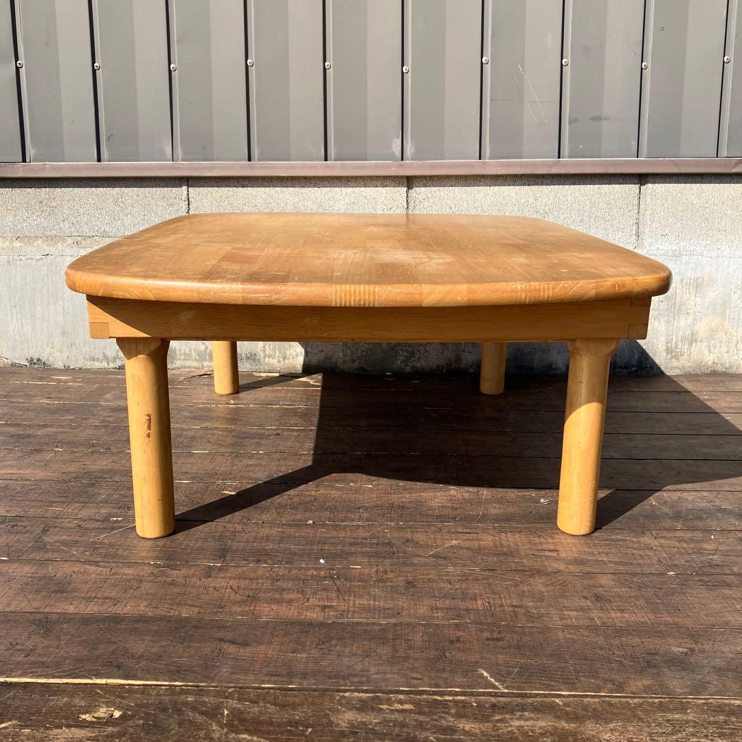 A-4 折りたたみ ローテーブル 木製 センターテーブル ちゃぶ台 ナチュラル