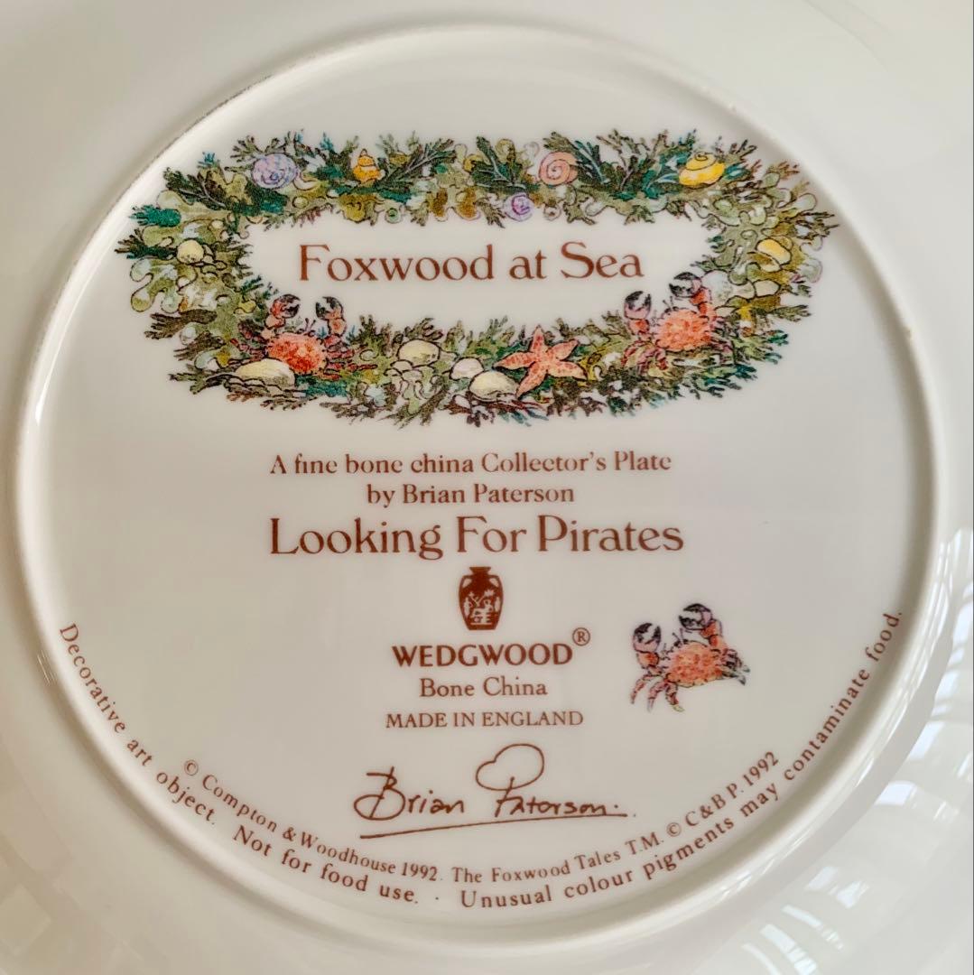 フォックスウッドものがたり Lookin For Piratesプレート 絵皿