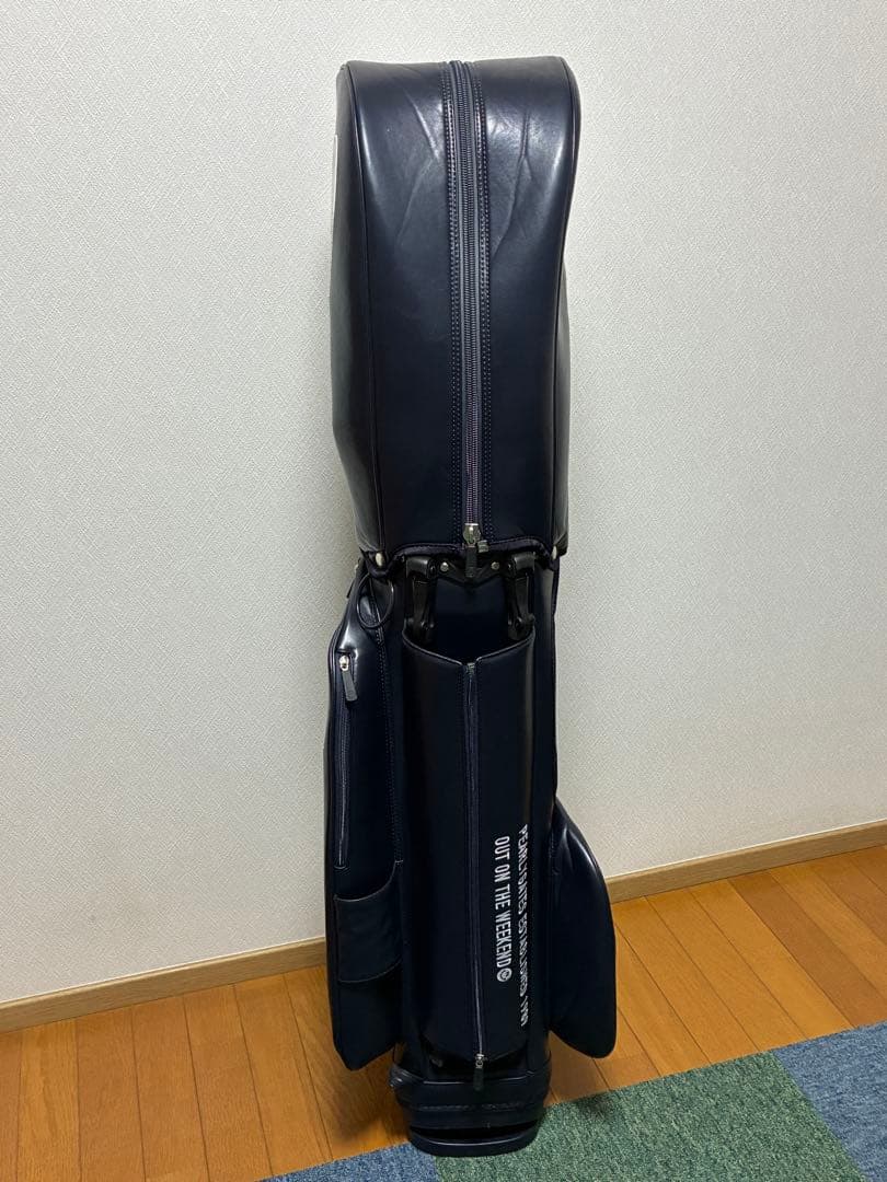 ＜モモシン＞【パーリーゲイツ】 スタンド式キャディバッグ ネイビー