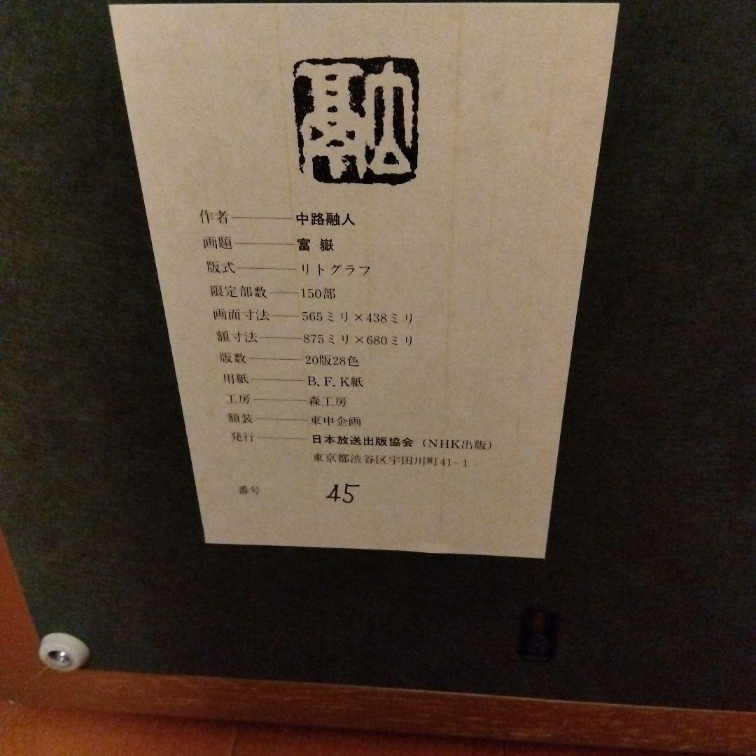 富嶽　中路融人