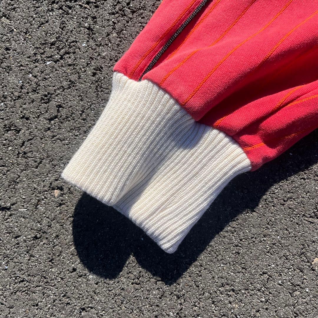 80s Puma ヒットユニオン製 トラックジャケット ジャージ 刺繍 赤 L