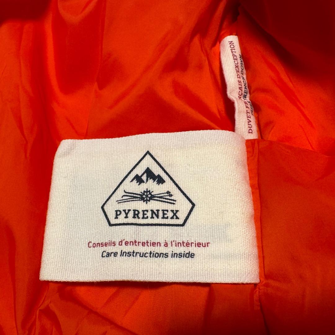 PYRENEX ダウンジャケット フード付/ピレネックスブルゾンコート美品