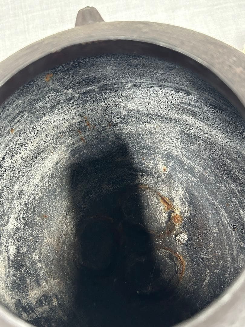 茶道具　風炉釜　真型釜　釜 茶器　真形羽釜